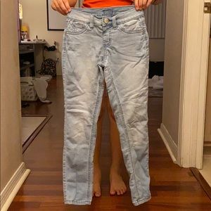 Justice mid rise jeggings